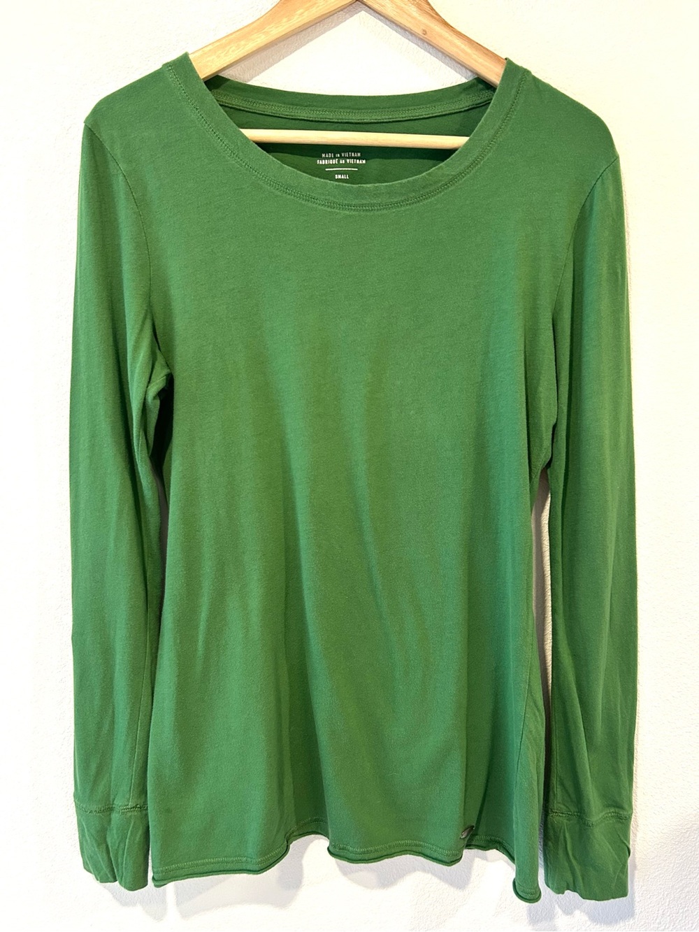 Anthropologie Pure + Good Long Sleeve Pullover Top Preppy Casual Relaxed Size S